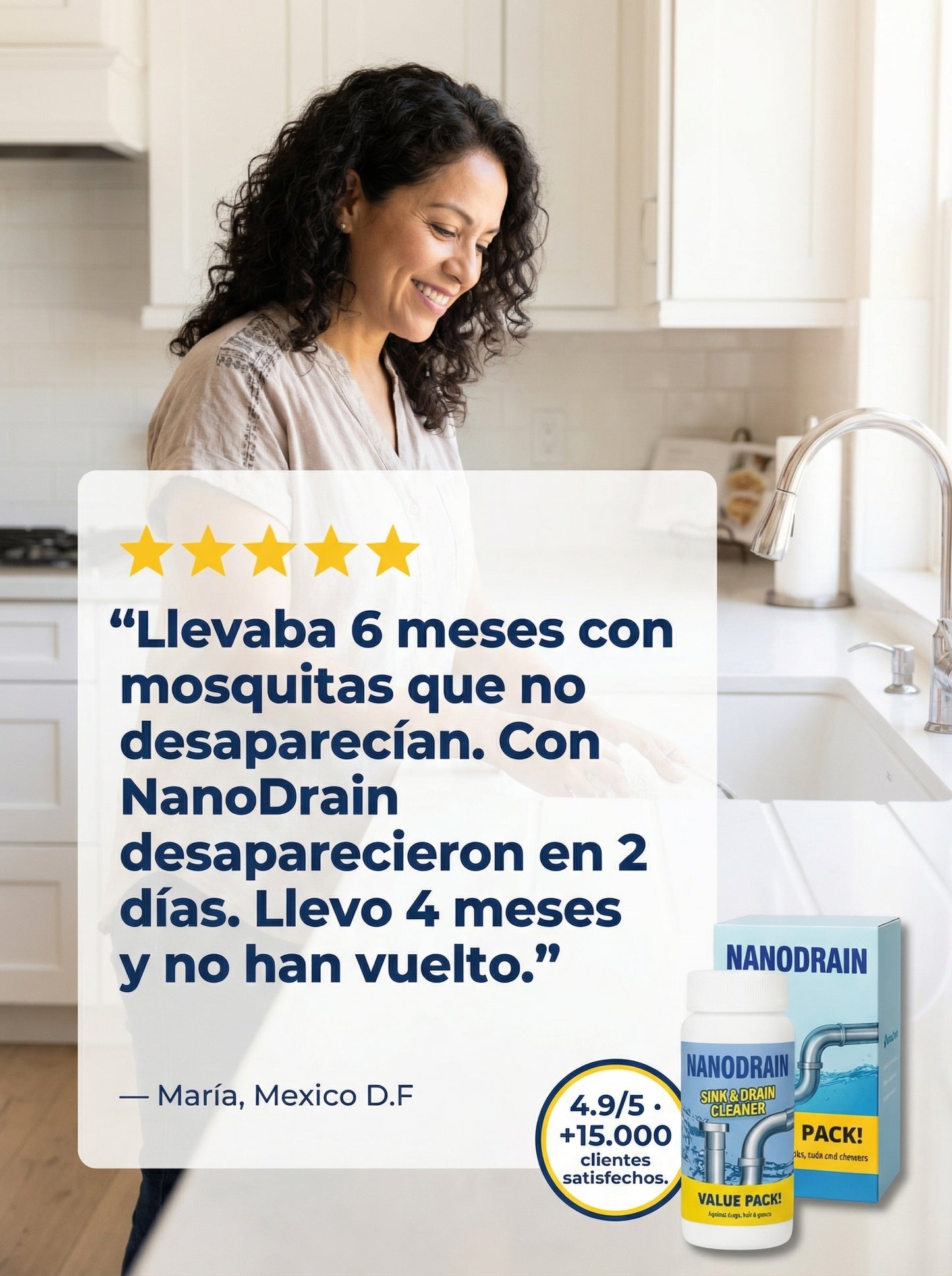 NanoDrain™: Limpiador Profesional